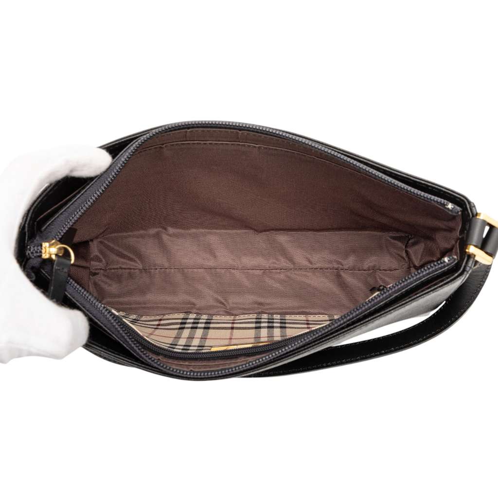Burberry Leather Shoulder Bag - 4