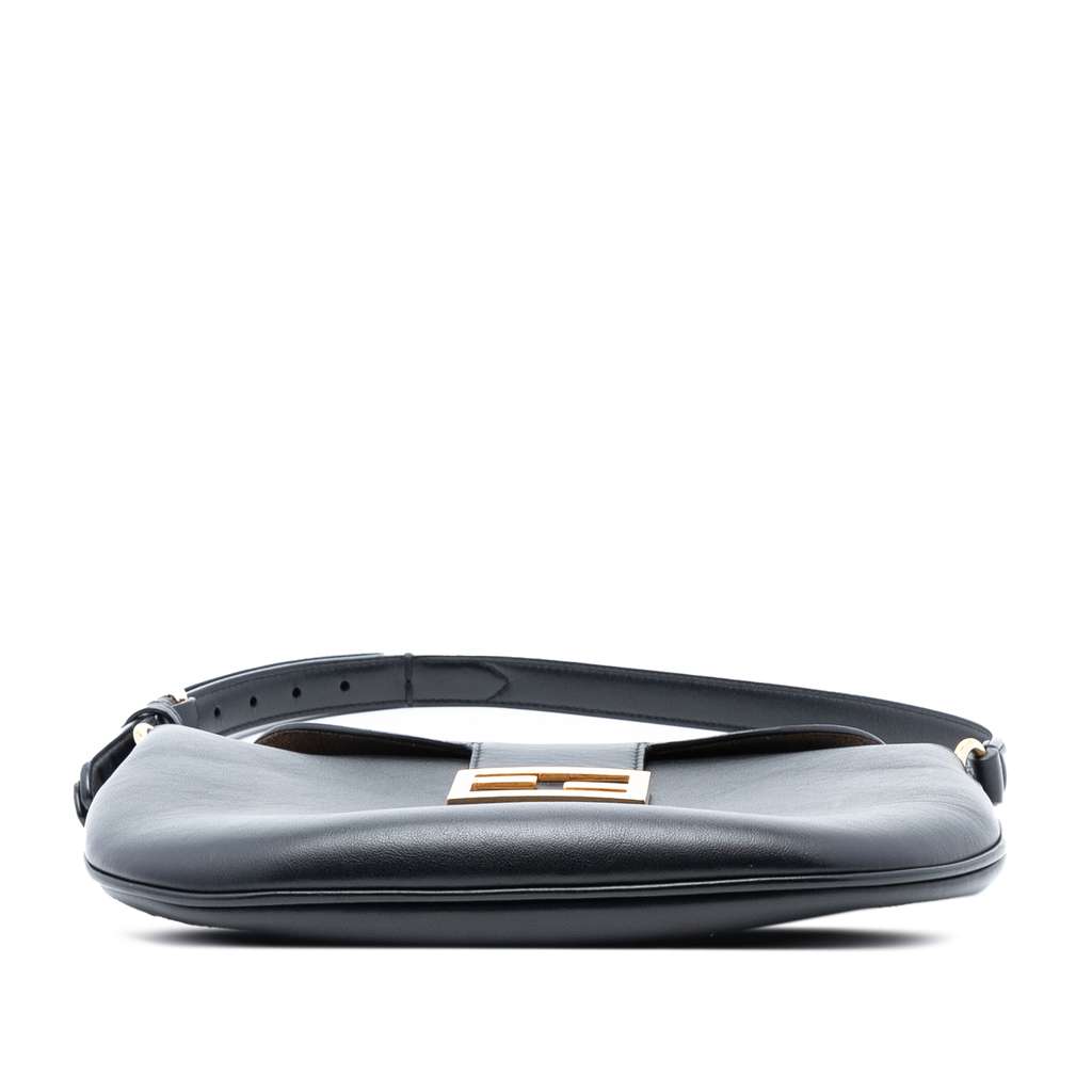 Fendi Small Leather Croissant Hobo Bag - 3