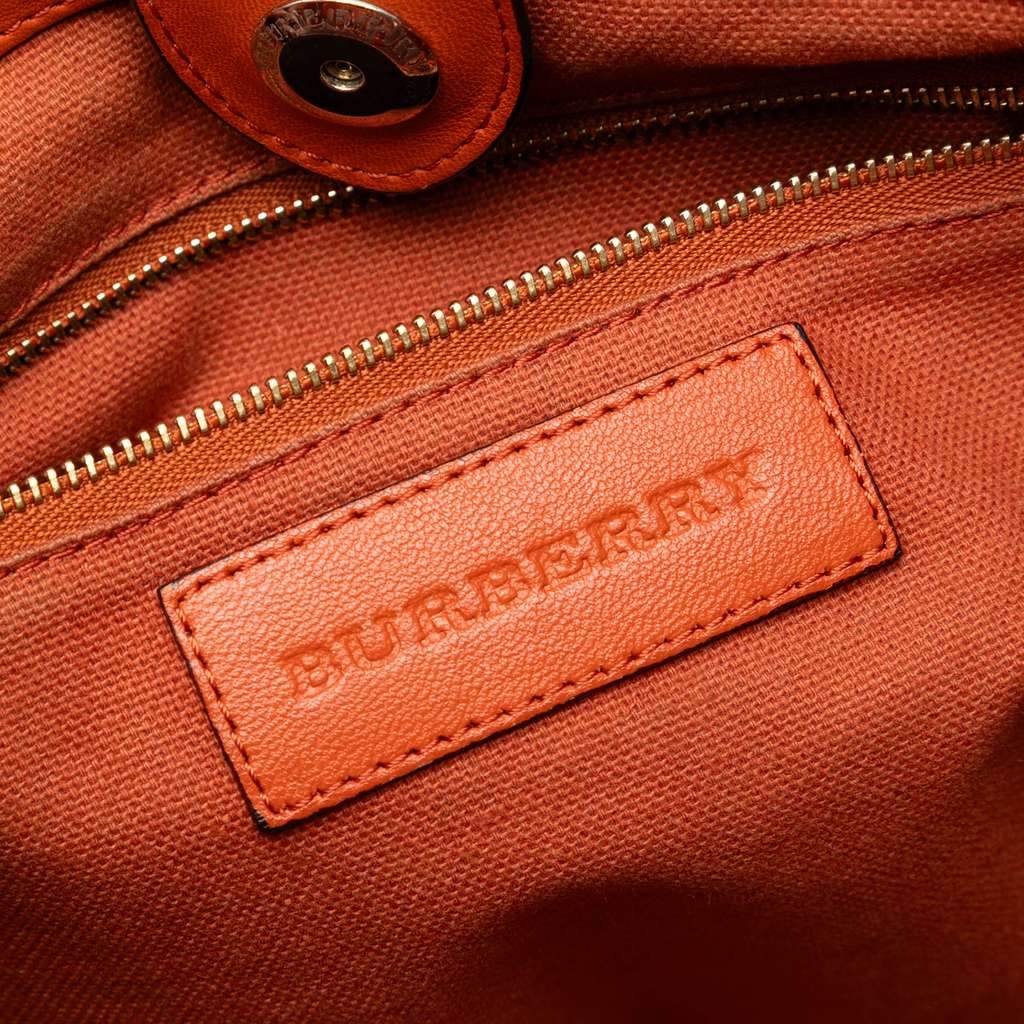 Burberry Small Leather Canterbury Tote - 5