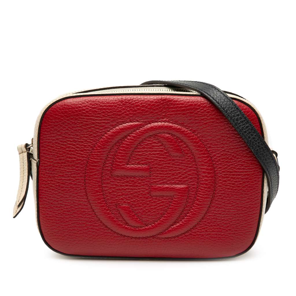 Gucci Small Tricolor Leather Soho Disco Crossbody
