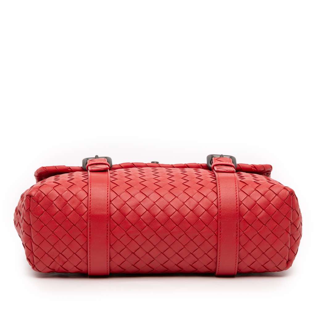 Bottega Veneta Nappa Intrecciato Flap Satchel - 3