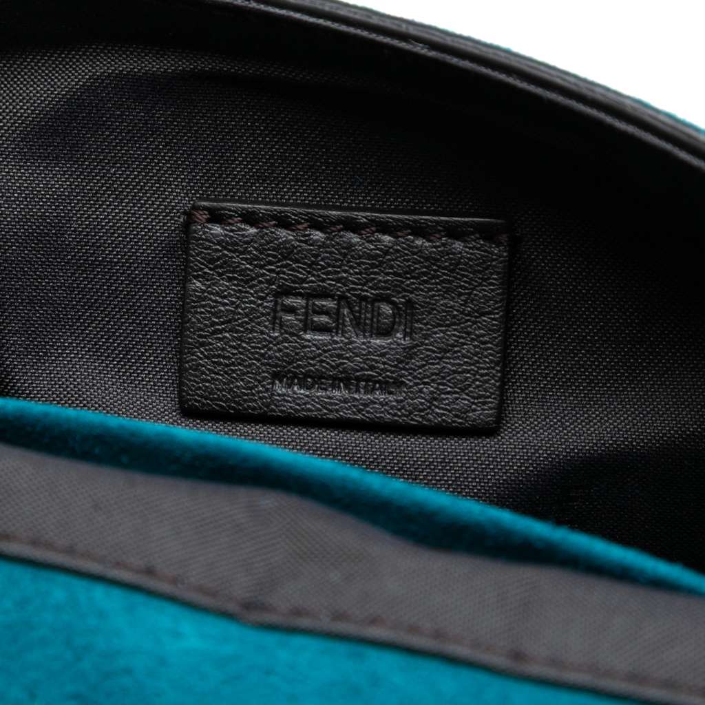 Fendi Mini Suede Baguette Satchel - 5