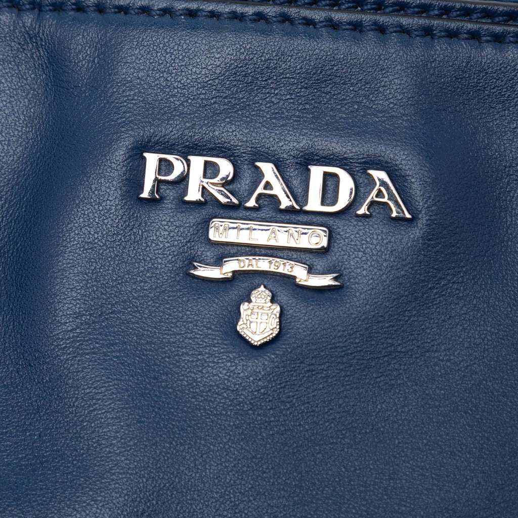 Prada Soft Calf Double Zip Satchel - 5