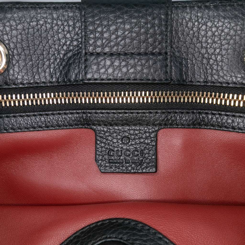 Gucci Medium Pony Hair Bamboo Shopper Satchel - 5