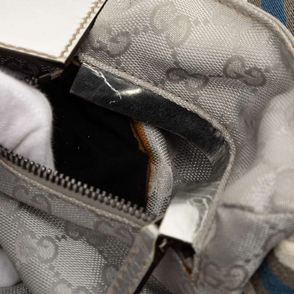 Gucci GG Canvas Web Double Pocket Belt Bag - 5