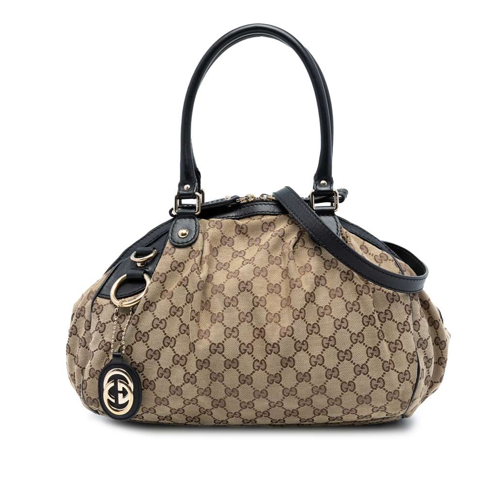 Gucci GG Canvas Sukey Satchel