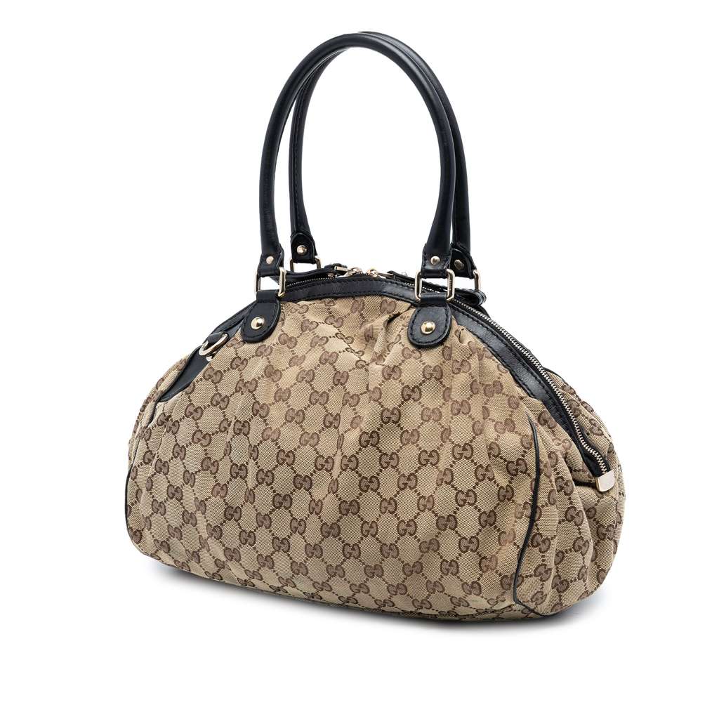 Gucci GG Canvas Sukey Satchel - 2
