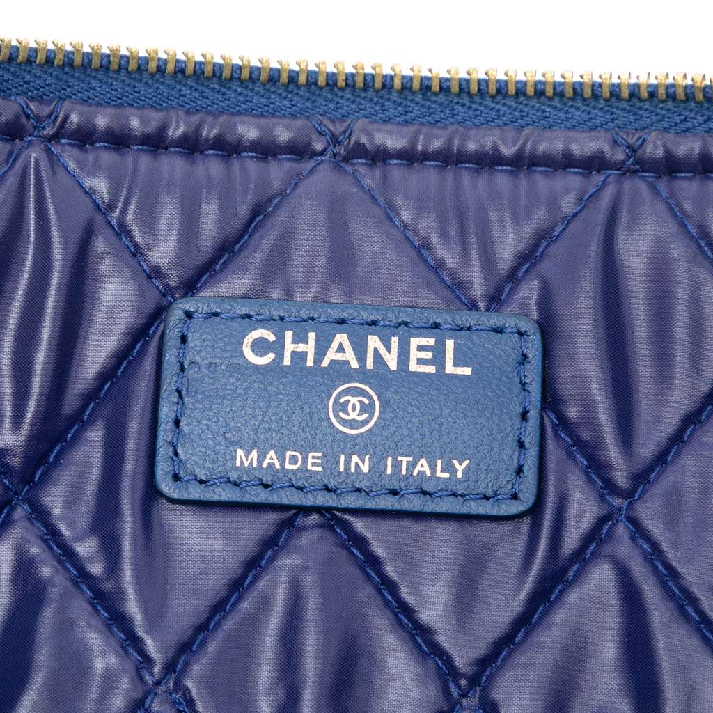 Chanel CC Bi Quilted Lambskin O Case Clutch - 5