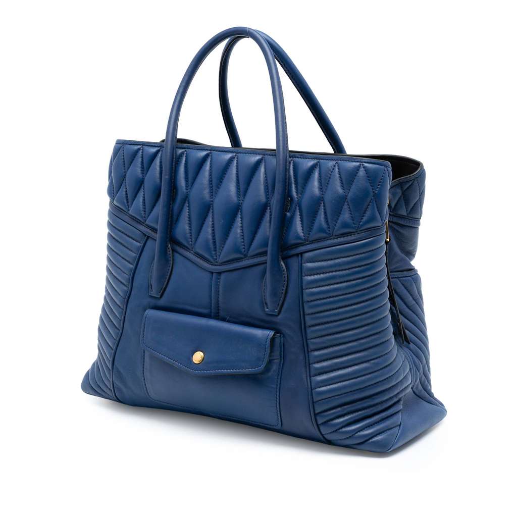 Miu Miu Large Nappa Biker Satchel - 2