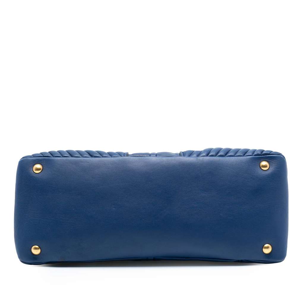 Miu Miu Large Nappa Biker Satchel - 3