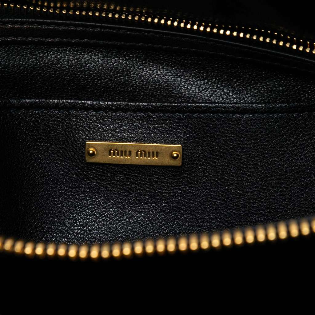 Miu Miu Large Nappa Biker Satchel - 4