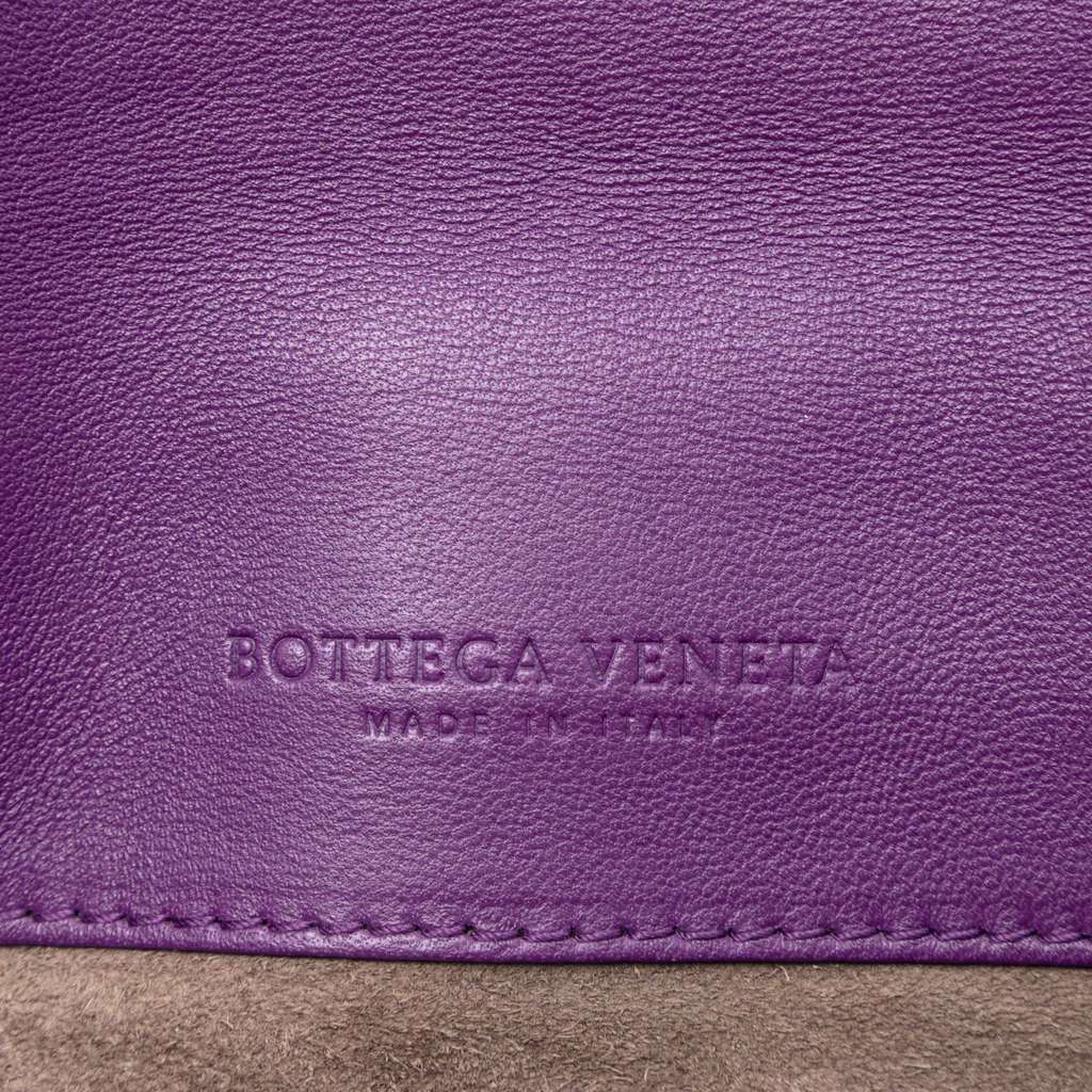 Bottega Veneta Leather Intrecciato Double Sided Flap Satchel - 5