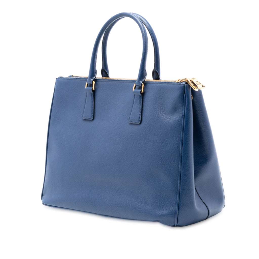 Prada Large Saffiano Lux Galleria Double Zip Tote - 2
