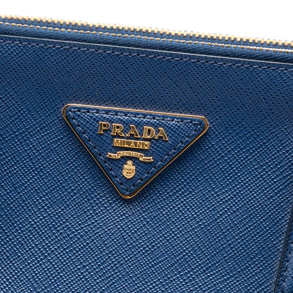 Prada Large Saffiano Lux Galleria Double Zip Tote - 5