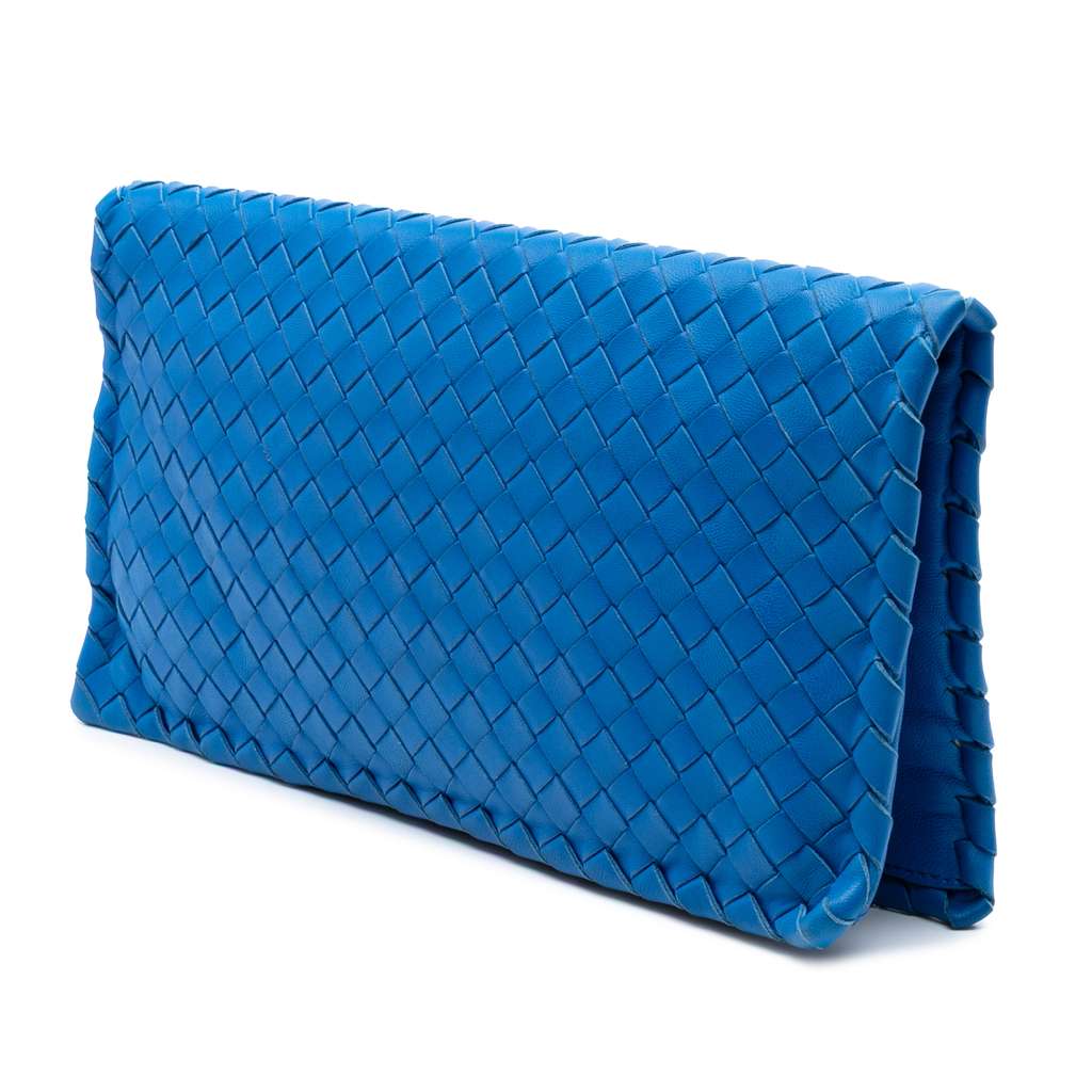 Bottega Veneta Nappa Intrecciato Turn Lock Clutch - 2