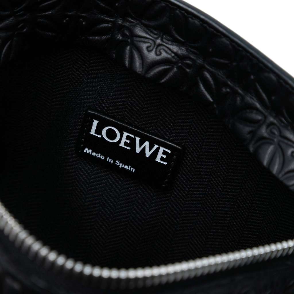 Loewe Embossed Anagram Leather Repeat T Clutch - 5