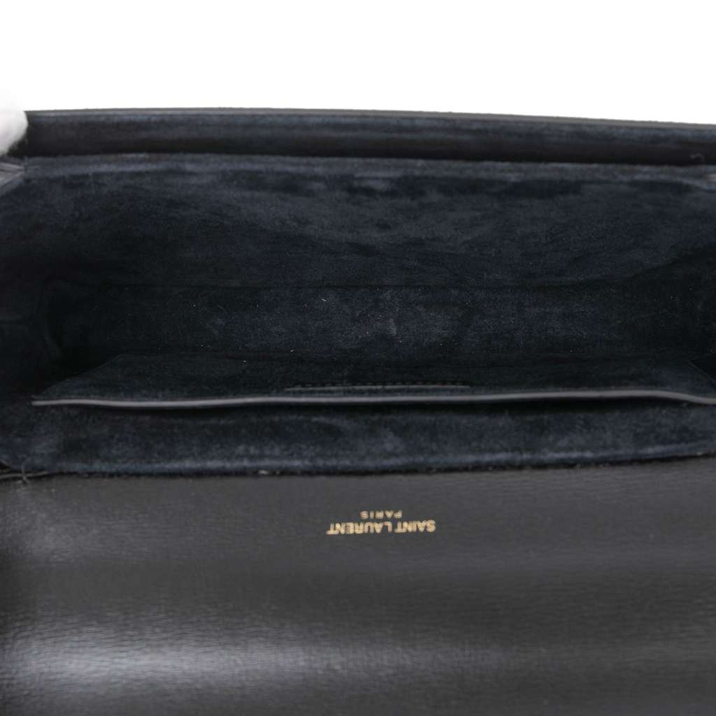 Saint Laurent Medium Calfskin and Suede Bellechasse Bag - 4