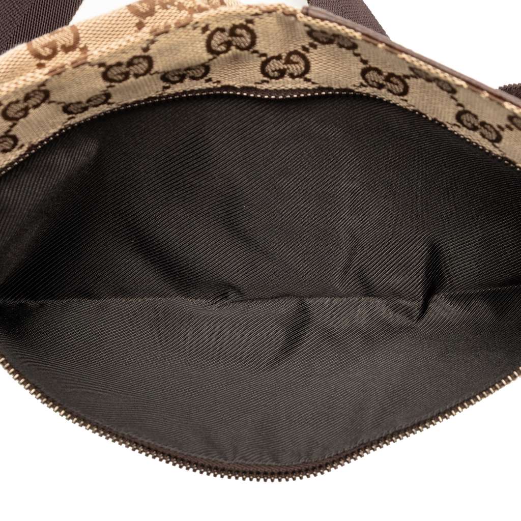 Gucci GG Canvas Double Pocket Belt Bag - 4