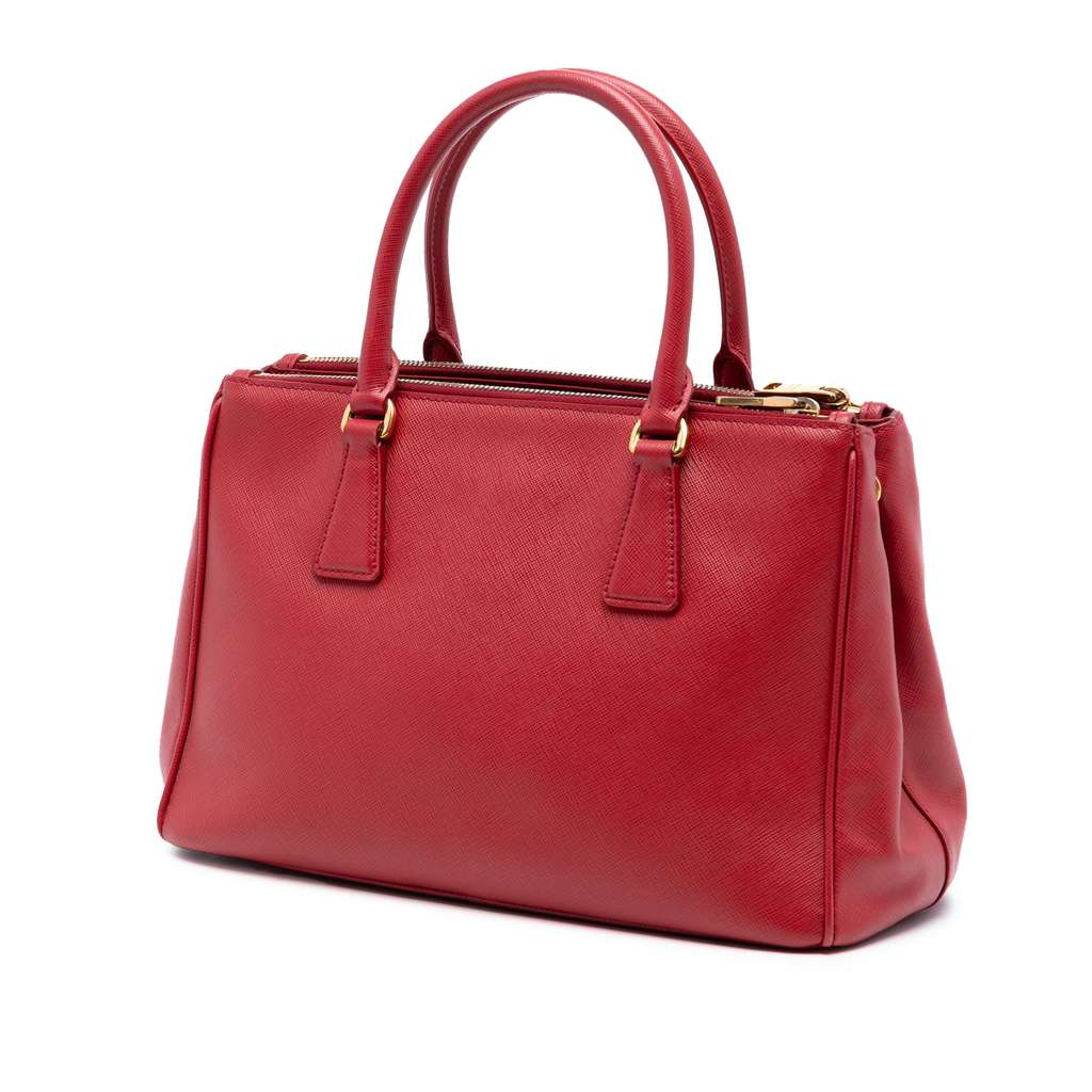 Prada Small Saffiano Lux Galleria Double Zip Satchel - 2