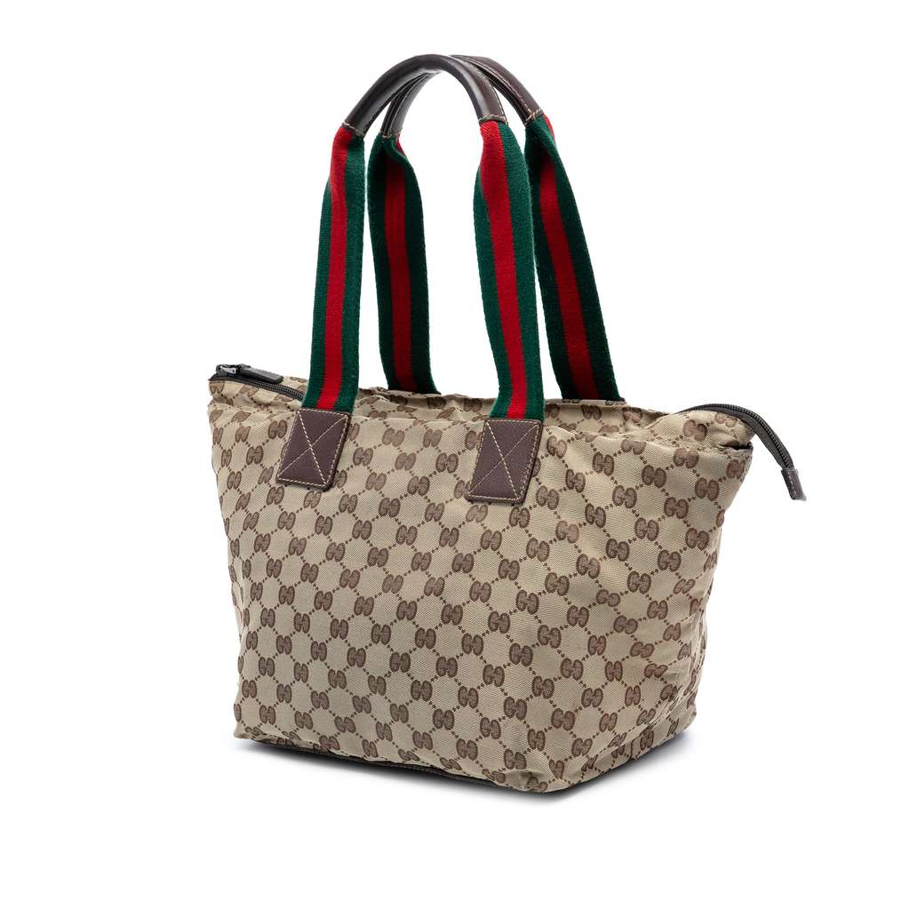 Gucci GG Canvas Web Tote - 2