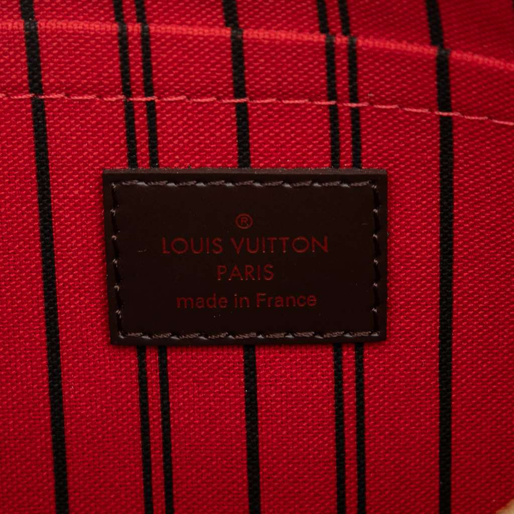 Louis Vuitton Damier Ebene Neverfull Pouch MM - 5