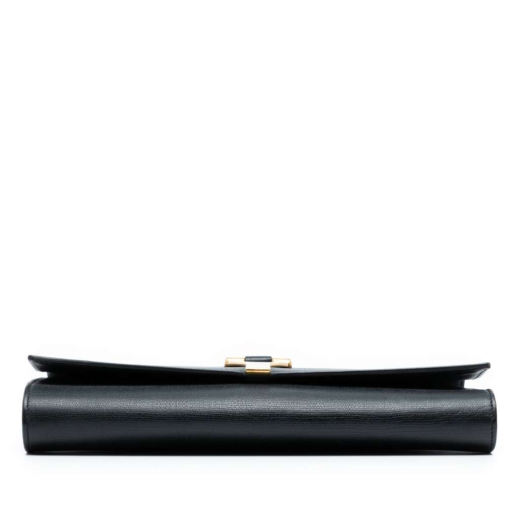 Saint Laurent Leather Chyc Ligne Clutch - 3