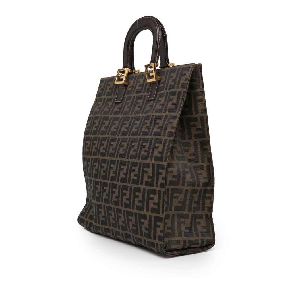Fendi Zucca Canvas Twins Tote - 2