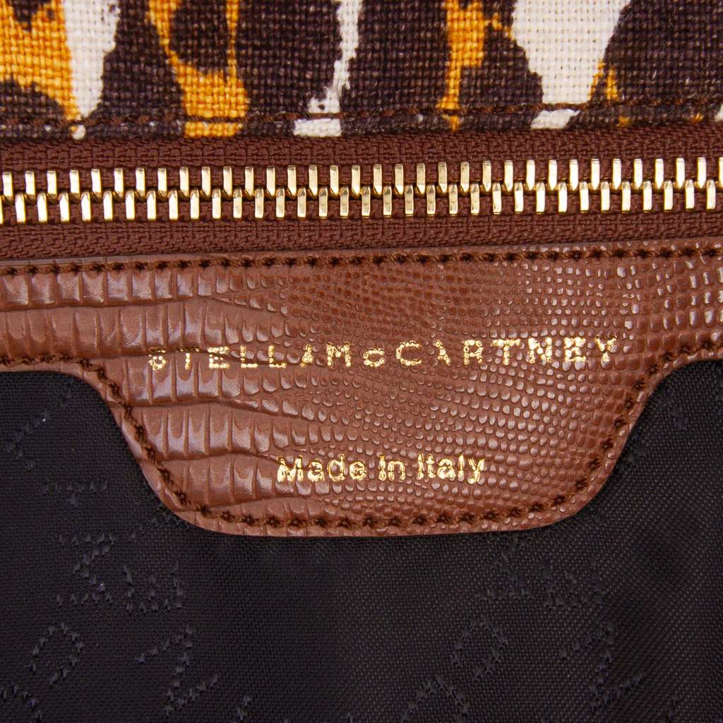 Stella Mccartney Falabella Leopard Printed Canvas Fold Over Tote - 5