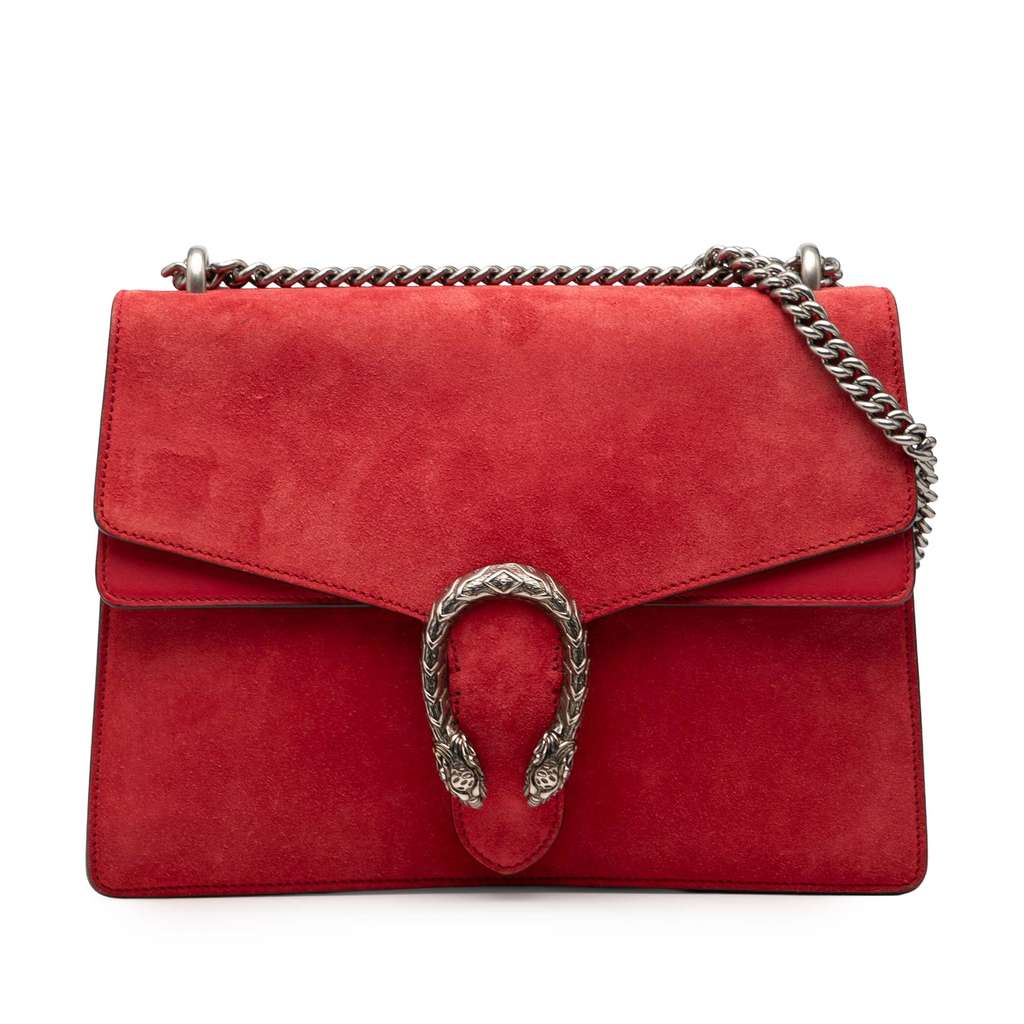 Gucci Medium Suede Dionysus Shoulder Bag