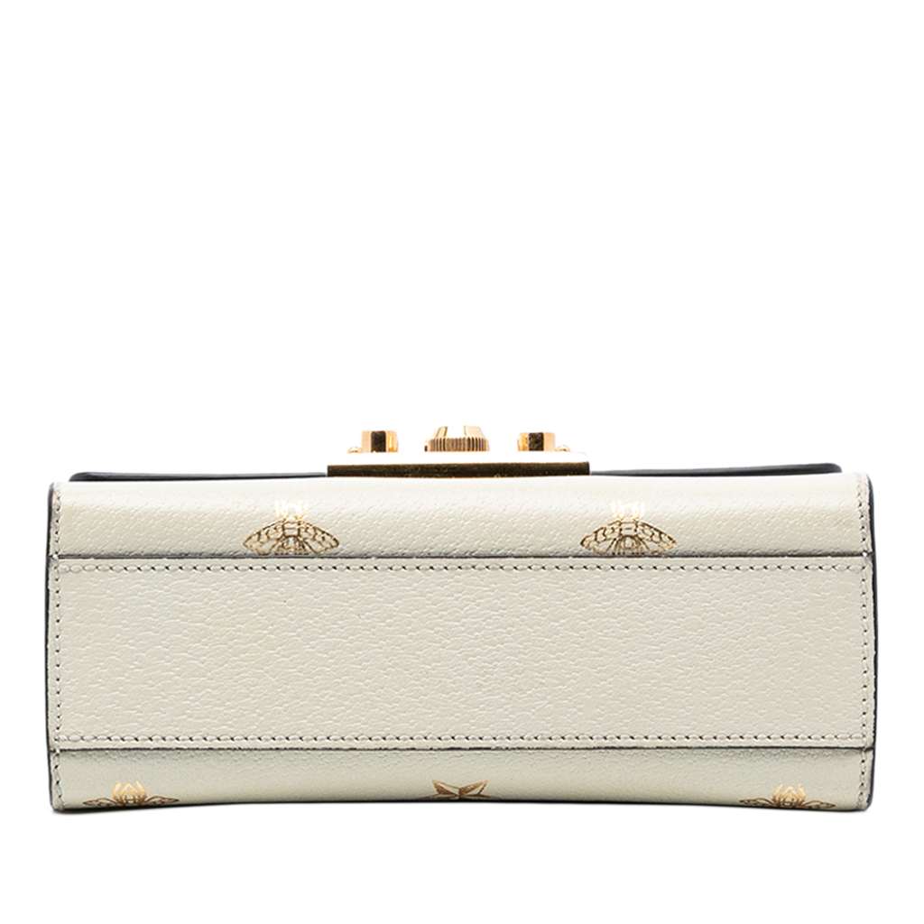 Gucci Small Leather Bee Star Padlock Crossbody - 3