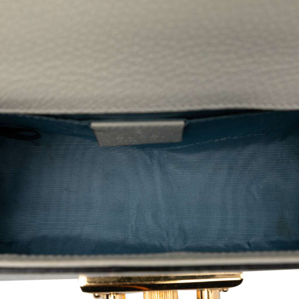 Gucci Small Leather Bee Star Padlock Crossbody - 4