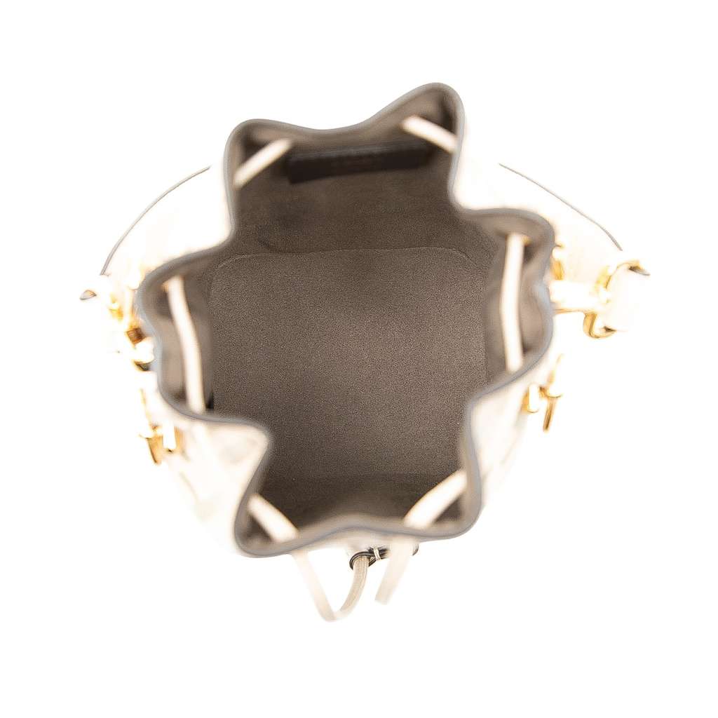 Fendi Mini Zucca Embossed Leather Mon Tresor Bucket Bag - 4