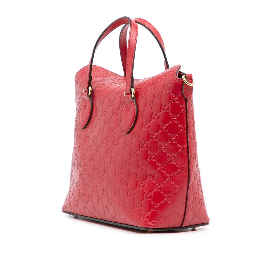 Gucci Guccissima Linea A Fold Over Satchel - 2