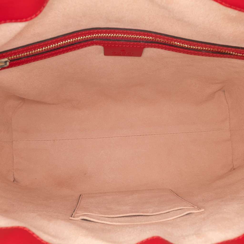 Gucci Guccissima Linea A Fold Over Satchel - 4