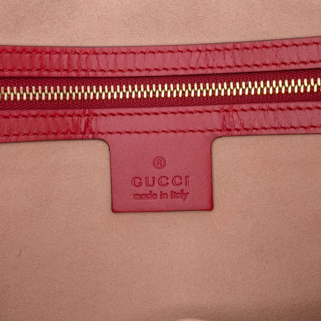 Gucci Guccissima Linea A Fold Over Satchel - 5