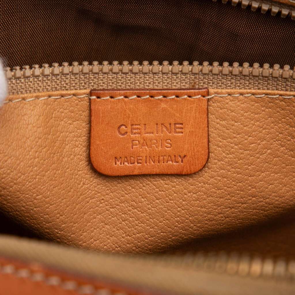 Celine Macadam Coated Canvas Handbag - 5