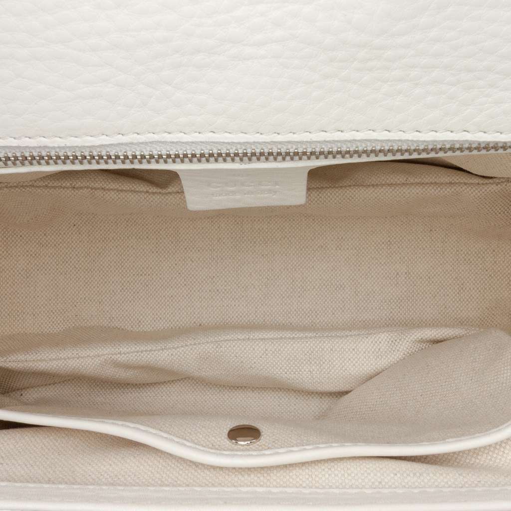 Gucci Medium Calfskin New Bamboo Top Handle Bag - 4