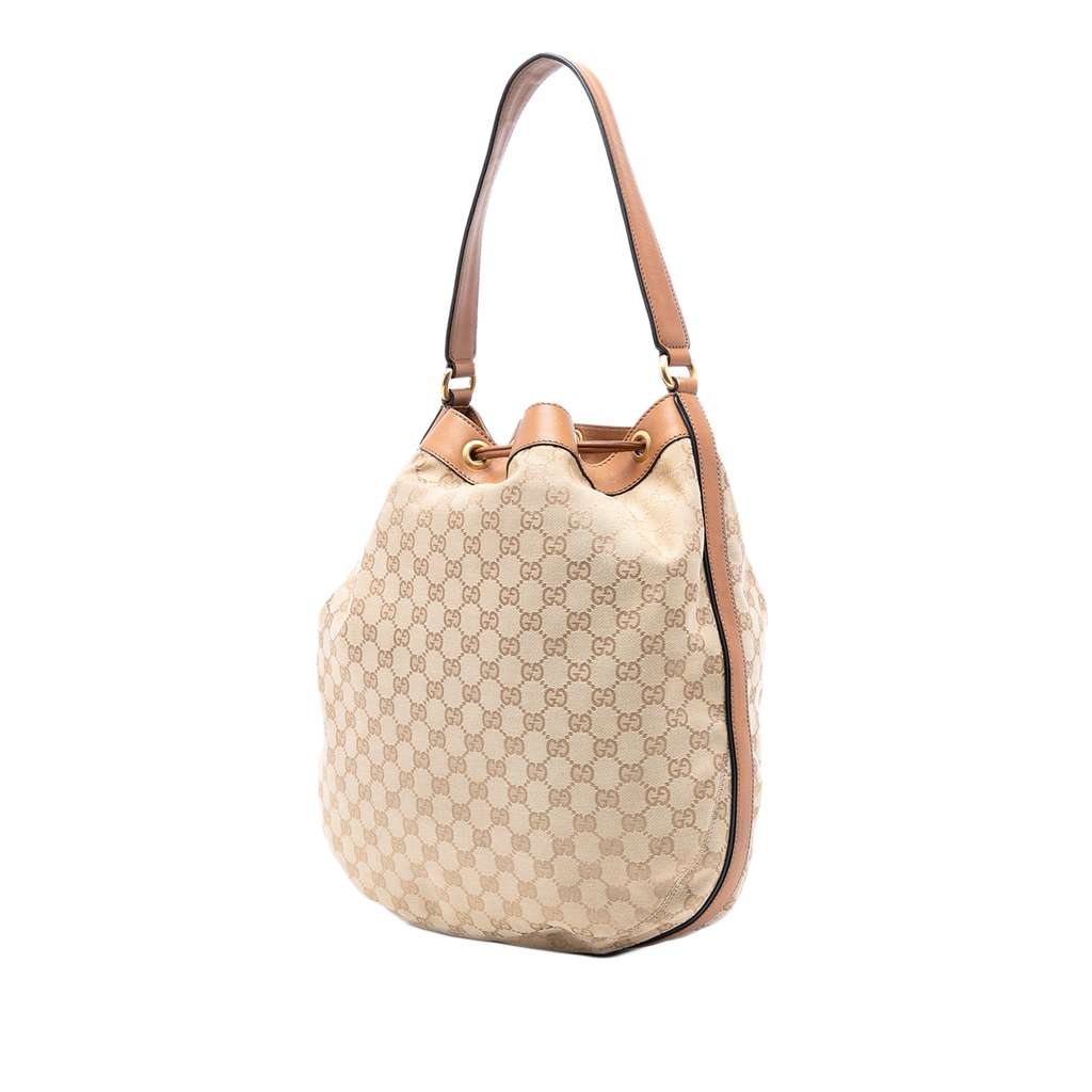 Gucci GG Canvas Web Rania Drawstring Hobo - 2