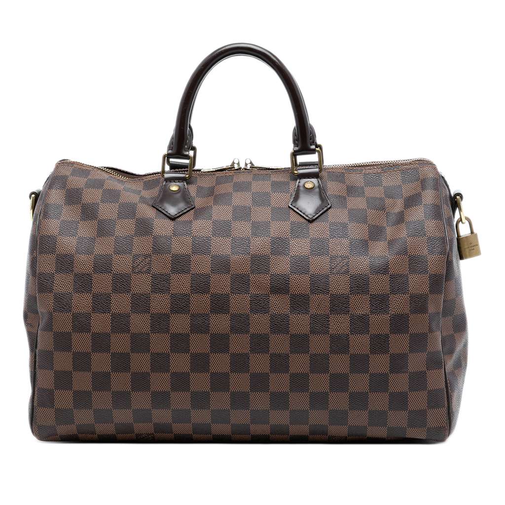 Louis Vuitton Damier Ebene Speedy Bandouliere 35