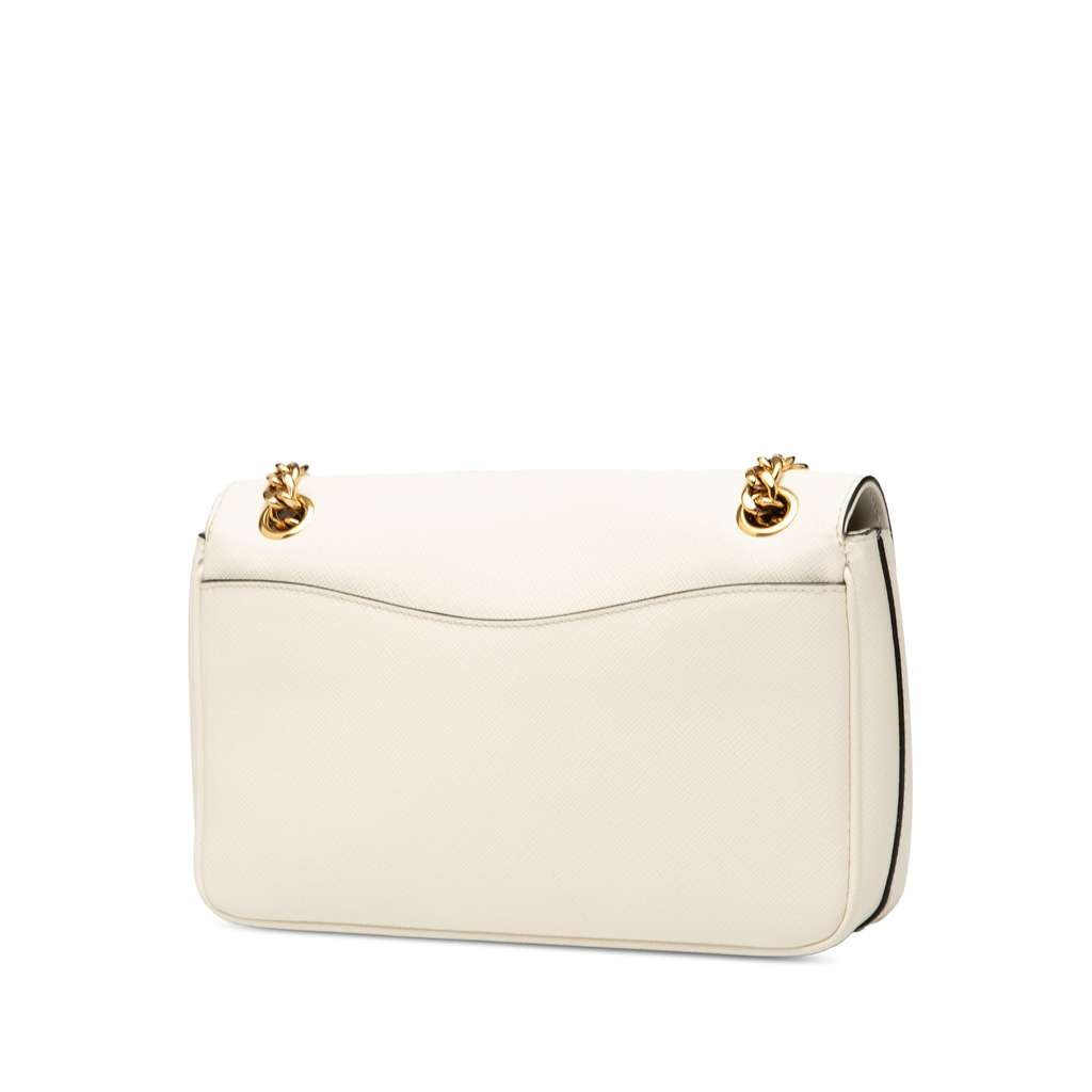 Prada Saffiano Pattina Chain Crossbody - 2