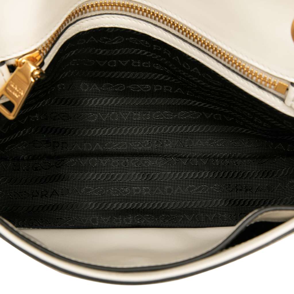 Prada Saffiano Pattina Chain Crossbody - 4