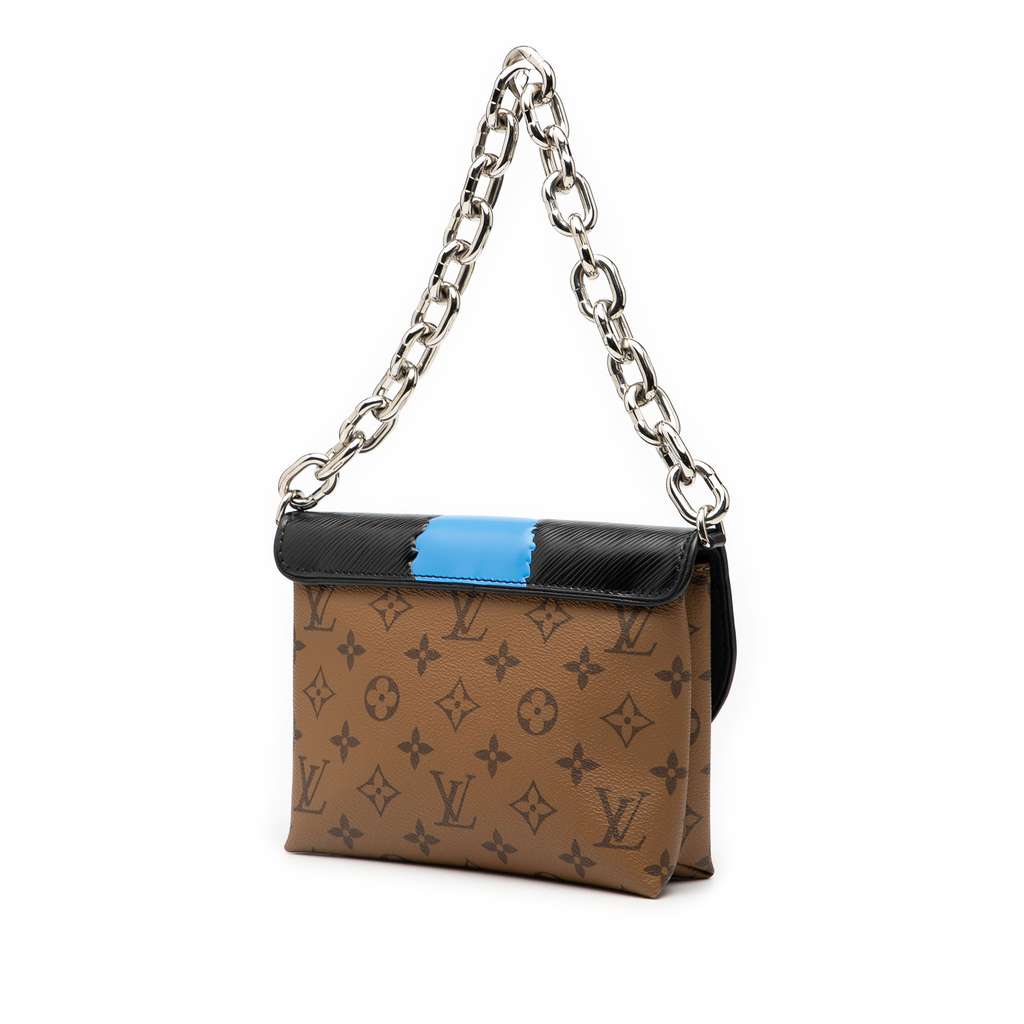 Louis Vuitton Monogram Reverse and Epi Printed Kabuki Masks Pochette - 2