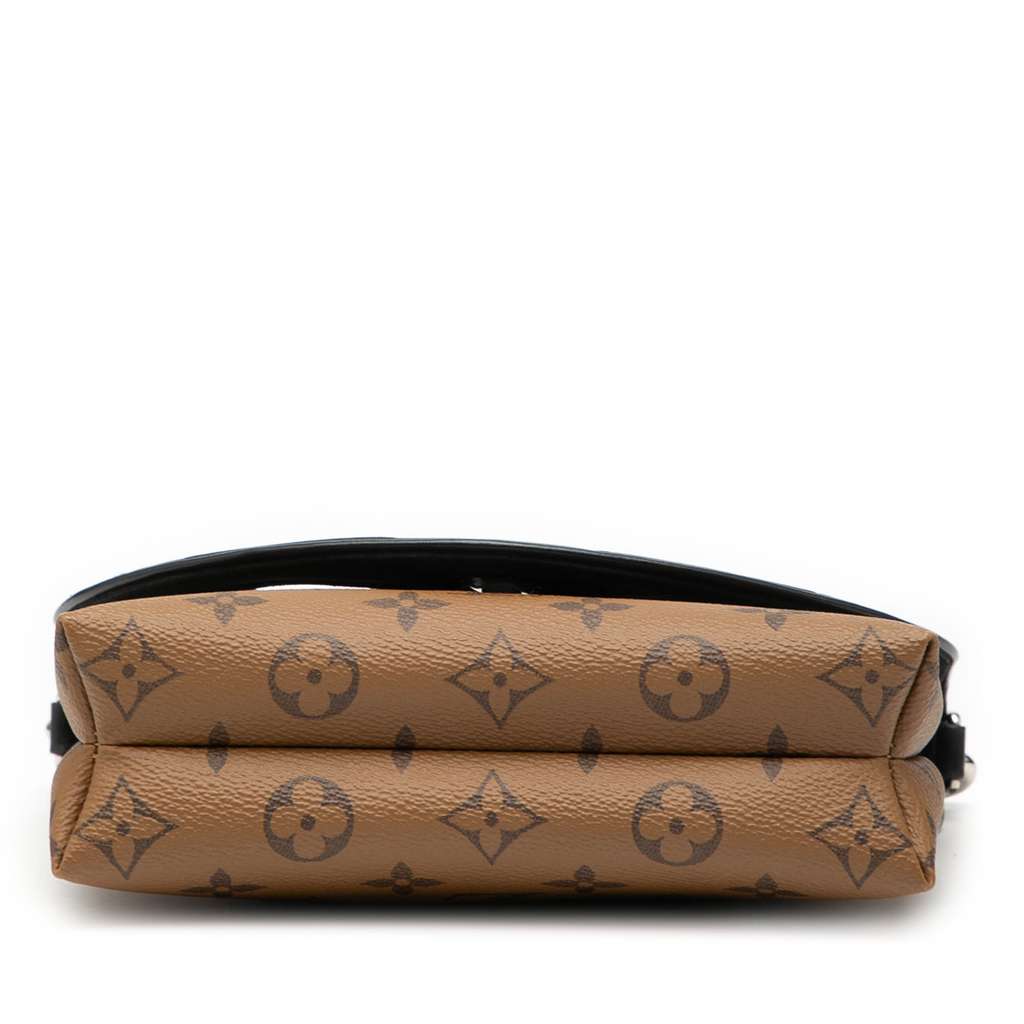 Louis Vuitton Monogram Reverse and Epi Printed Kabuki Masks Pochette - 3