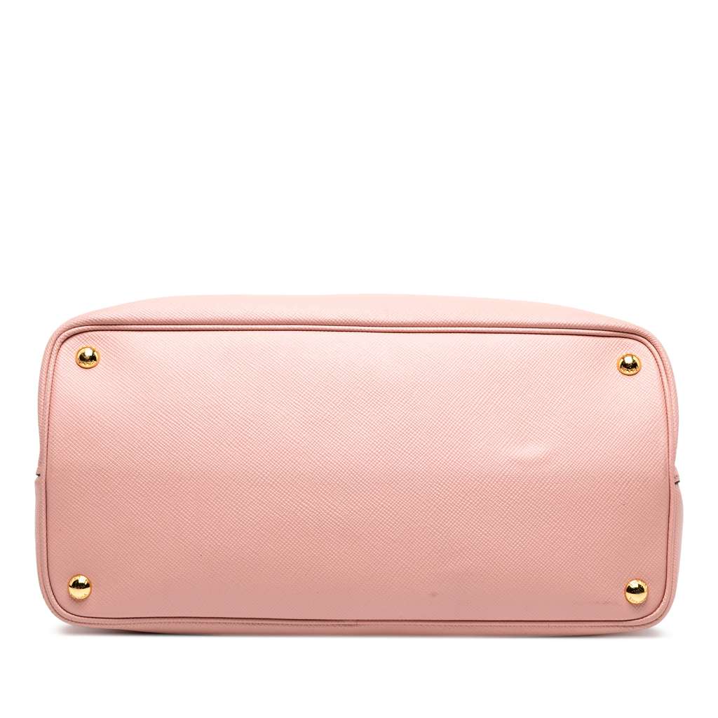 Prada Large Saffiano Cuir Double Satchel - 3