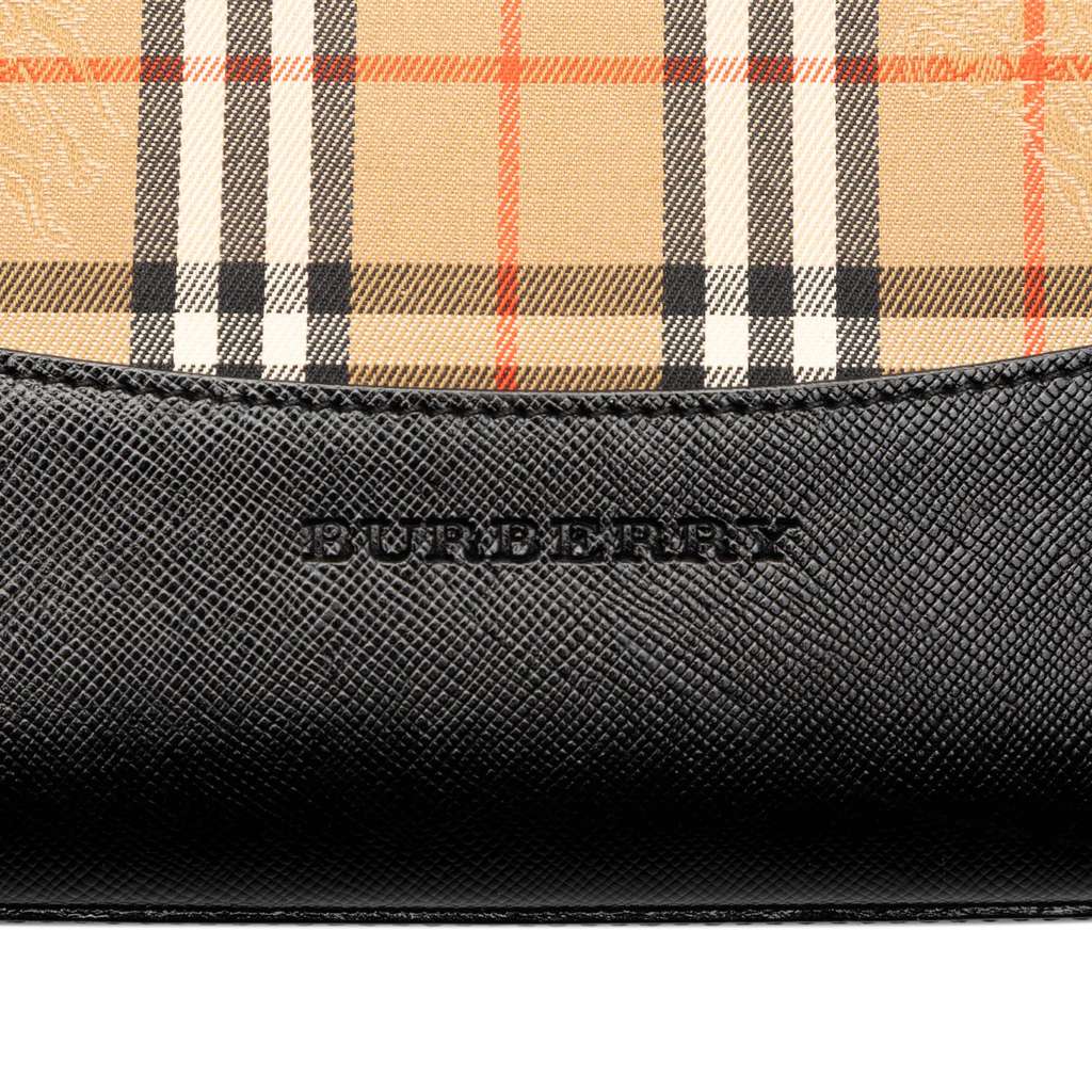 Burberry Haymarket Check Canvas Tote - 5