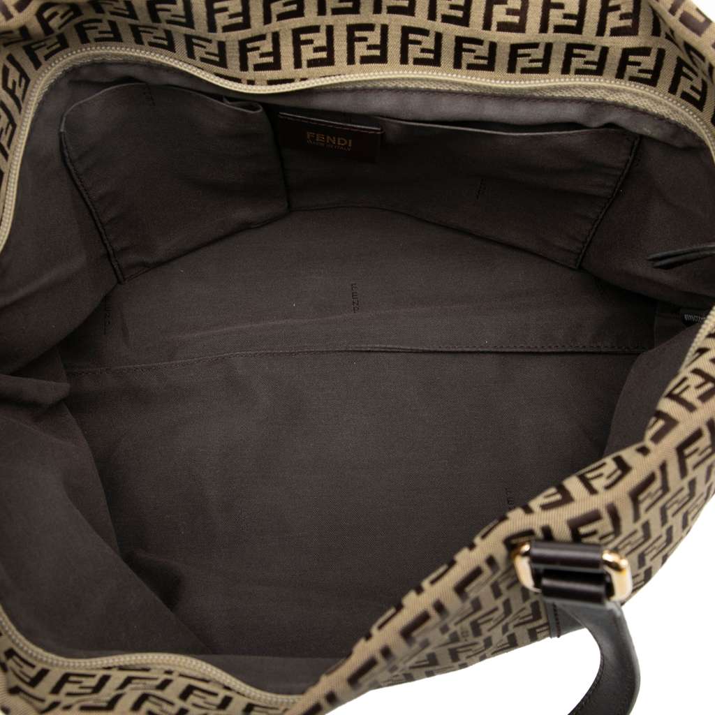 Fendi Zucchino Canvas Superstar Tote - 4