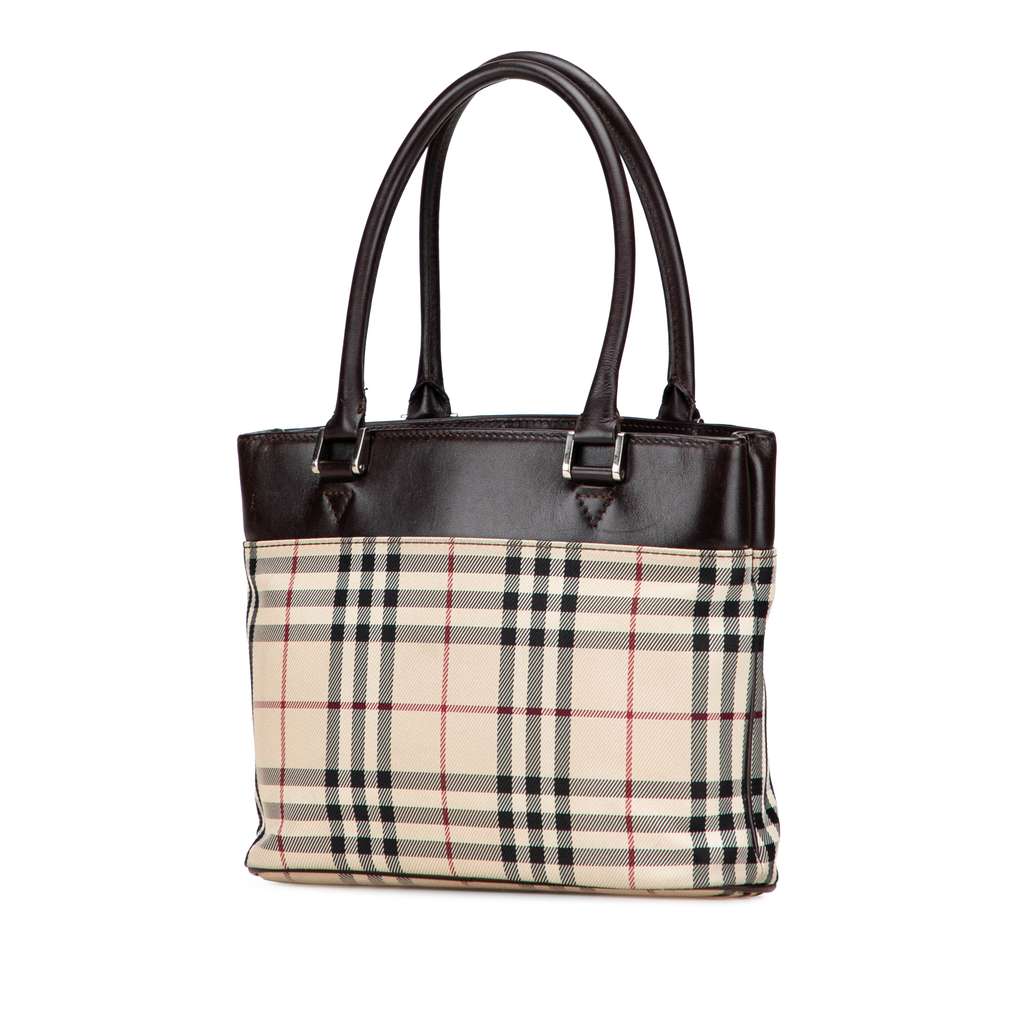 Burberry House Check Canvas Handbag - 2