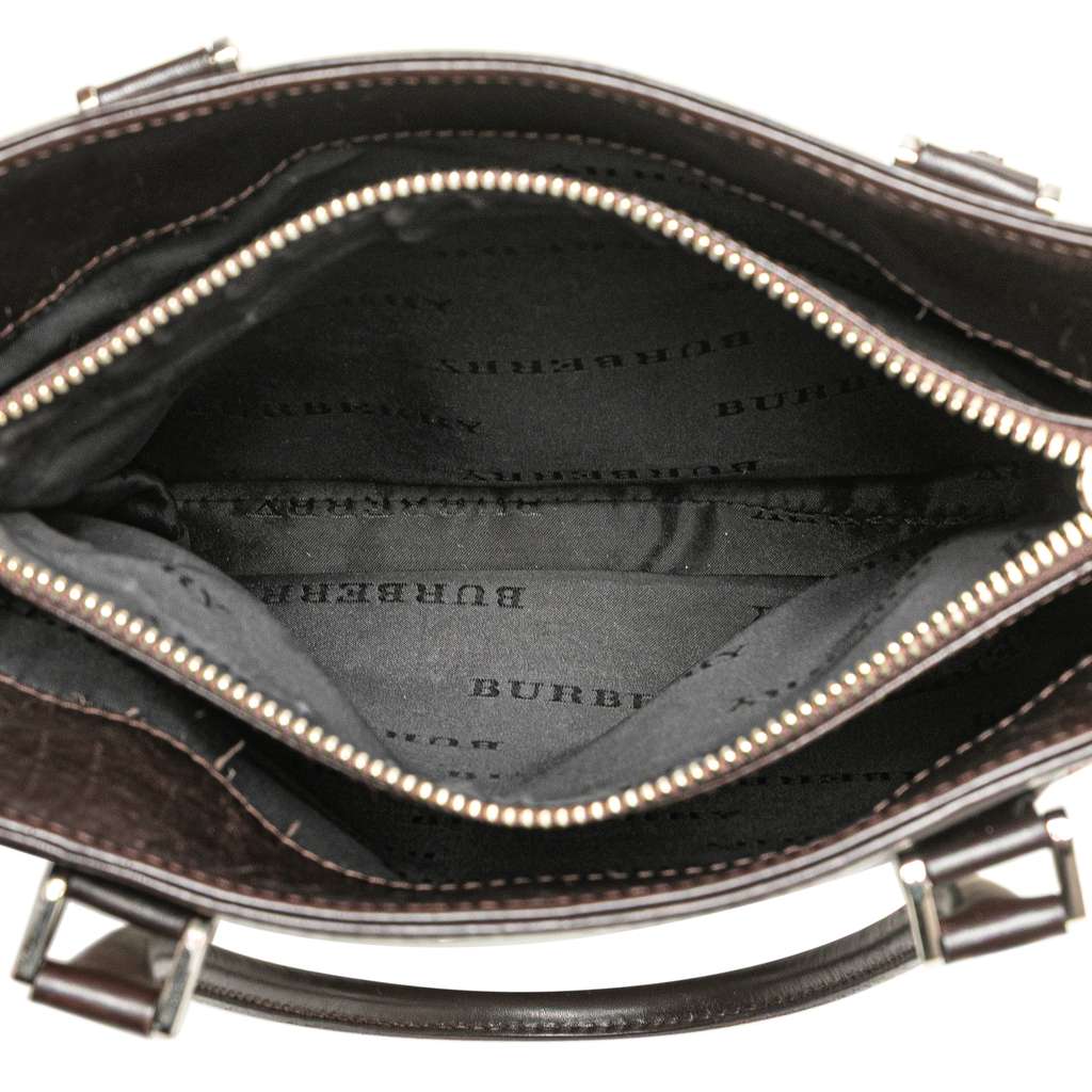 Burberry House Check Canvas Handbag - 4