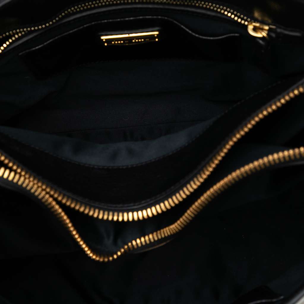 Miu Miu Bicolor Madras Goatskin Satchel - 4