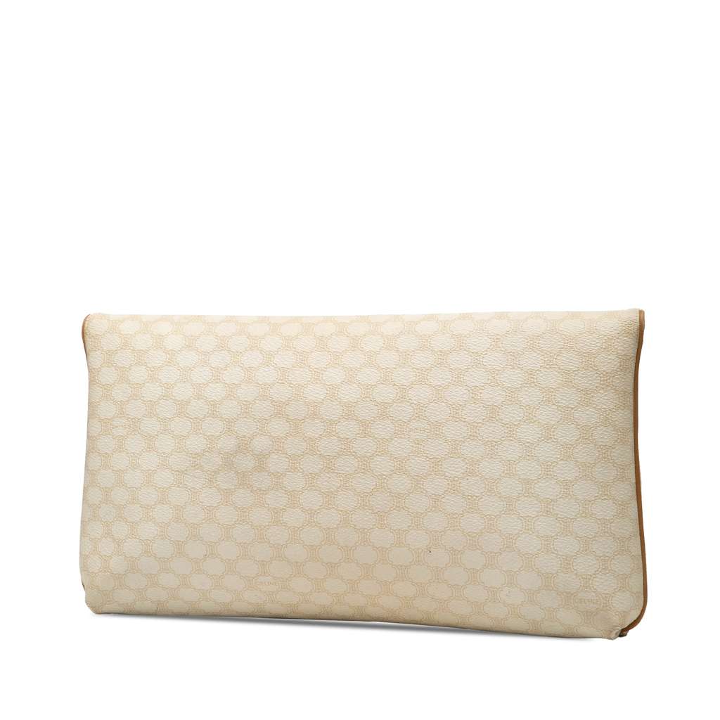 Celine Macadam Coated Canvas Clutch - 2